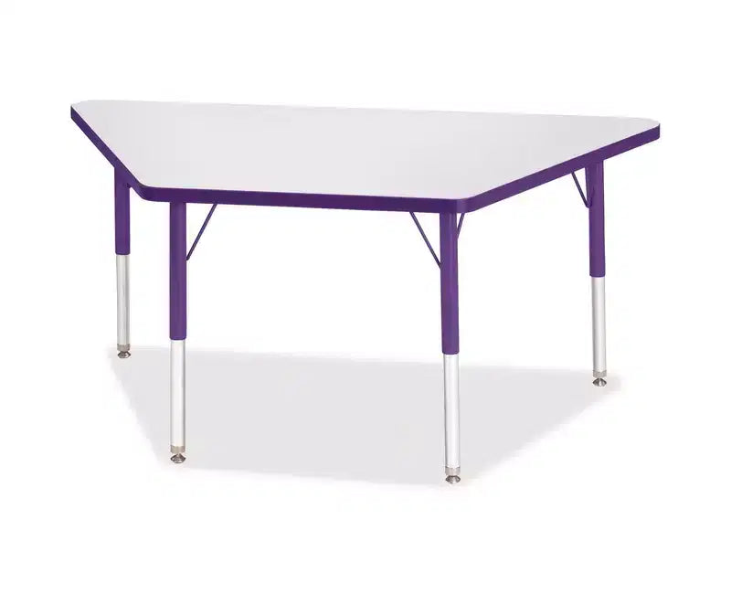 Tavolo trapezoidale Elementare altezza Prismatico bordo (24 x 48) in Viola