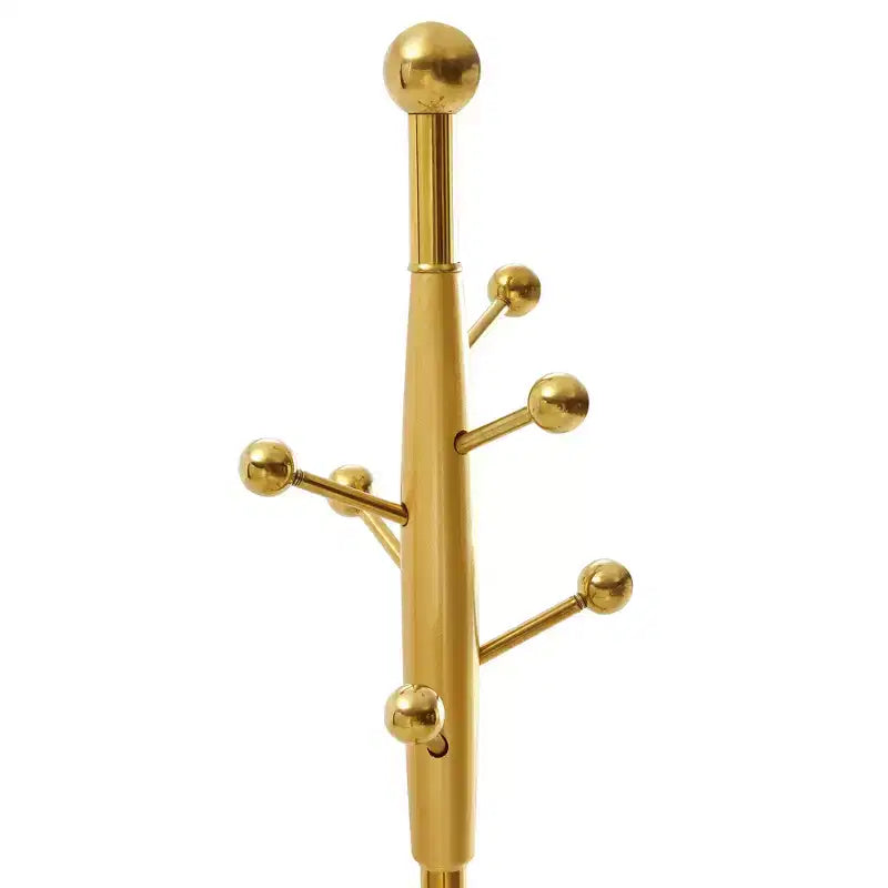 Appendiabiti moderno in acciaio inossidabile da 72"H con staffa staccabile