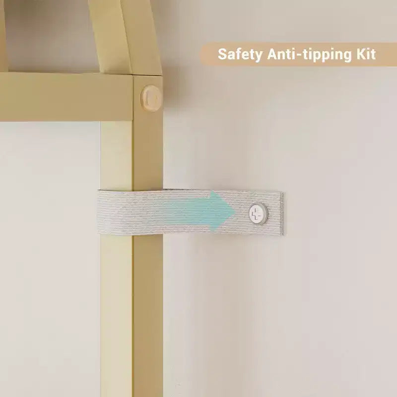 Libreria a giorno ad arco a 6 ripiani, libreria con struttura in metallo geometrica alta 207 cm, grande scaffale espositivo per camera da letto, soggiorno, ufficio