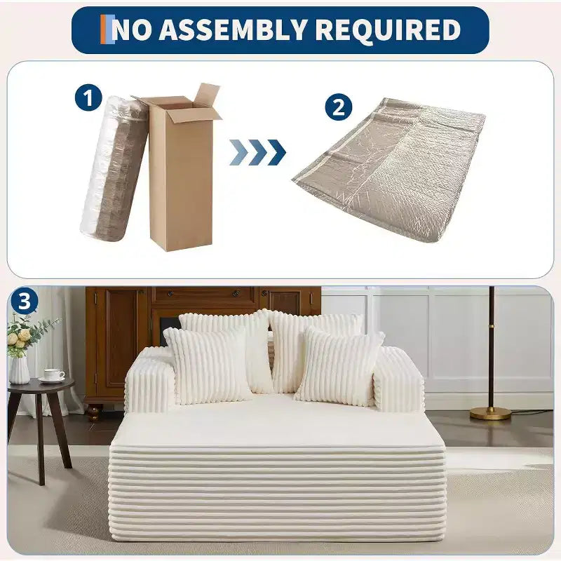 Poltrona chaise longue oversize da 155 cm, divano extra largo in velluto a coste, 4 cuscini e braccioli, divanetto per soggiorno o camera da letto, nero