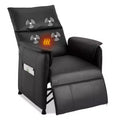 GustoWave Power Recliner Chair with Massage and Heat, Adjustable Single Recliners Sofa, Home Theater Seating Armchair