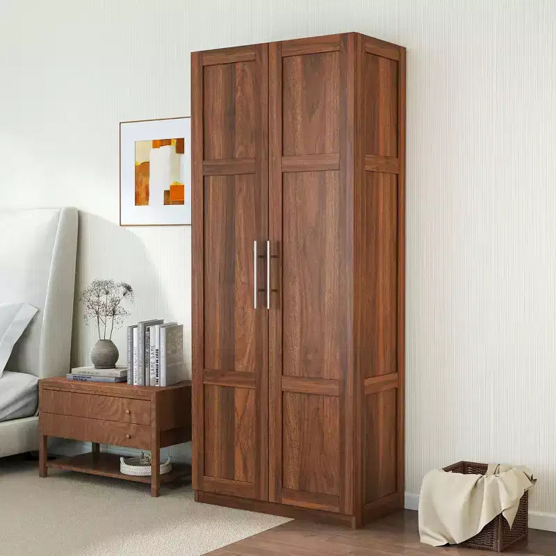 Credenza alta moderna, Mobile dispensa autoportante con 2 ante e 4 ripiani, Mobile contenitore per soggiorno, sala da pranzo, cucina