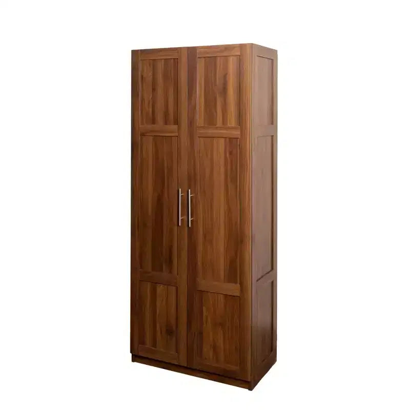 Credenza alta moderna, Mobile dispensa autoportante con 2 ante e 4 ripiani, Mobile contenitore per soggiorno, sala da pranzo, cucina