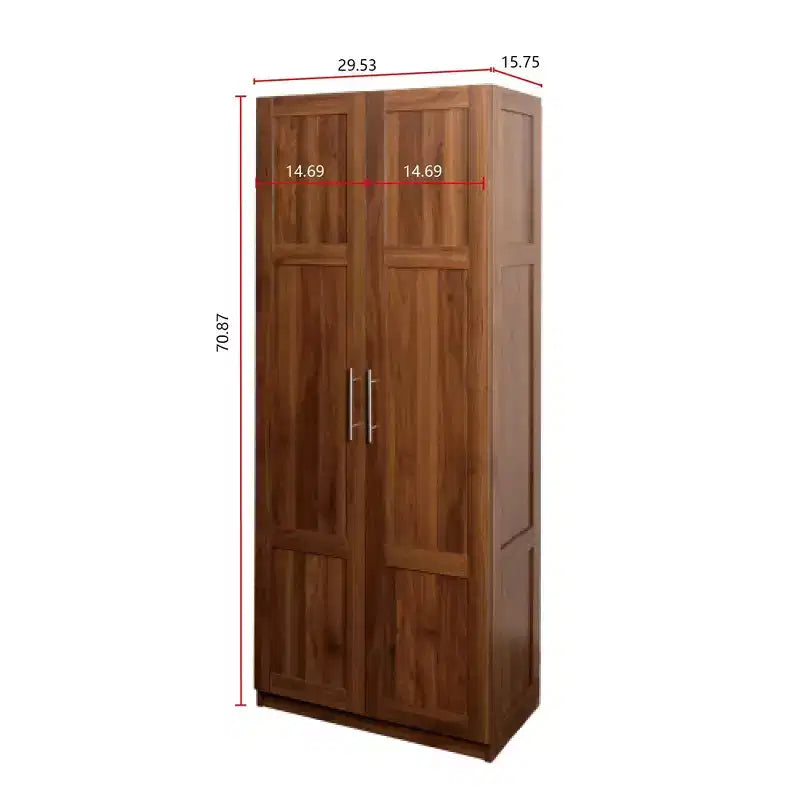 Credenza alta moderna, Mobile dispensa autoportante con 2 ante e 4 ripiani, Mobile contenitore per soggiorno, sala da pranzo, cucina