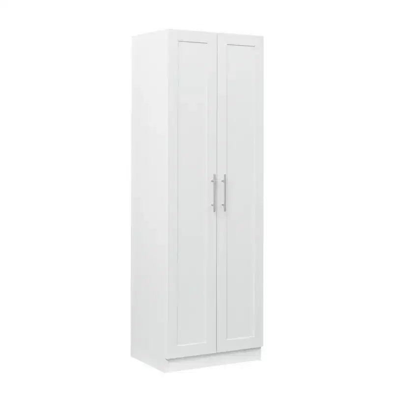 Credenza alta moderna, Mobile dispensa autoportante con 2 ante e 4 ripiani, Mobile contenitore per soggiorno, sala da pranzo, cucina