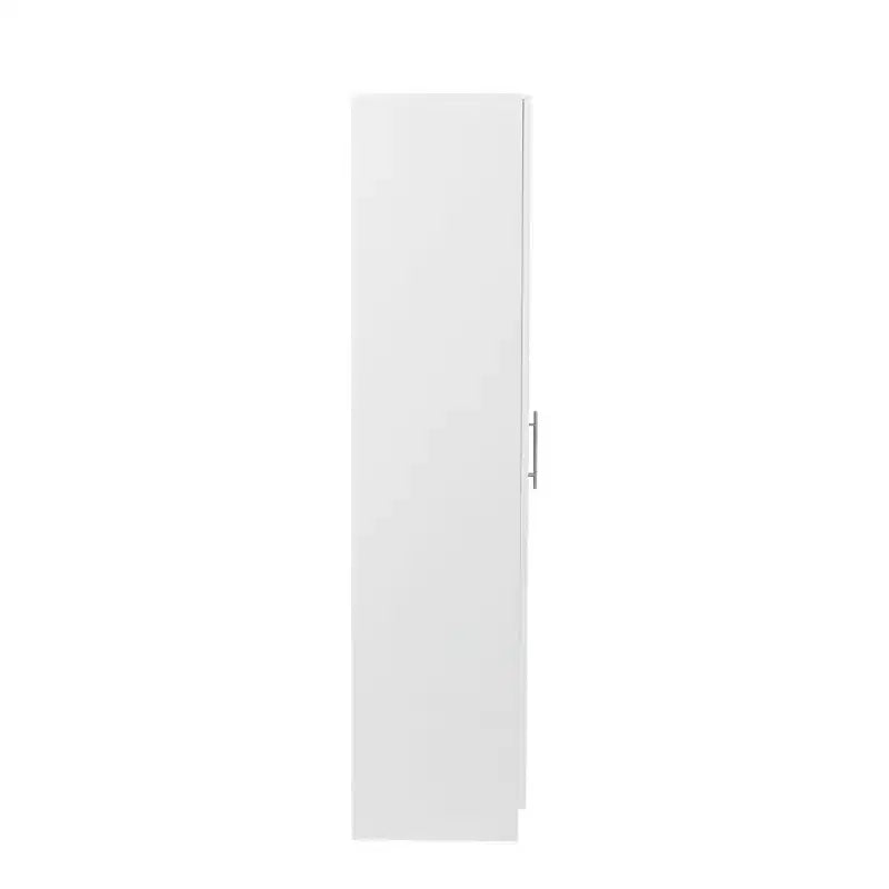 Credenza alta moderna, Mobile dispensa autoportante con 2 ante e 4 ripiani, Mobile contenitore per soggiorno, sala da pranzo, cucina