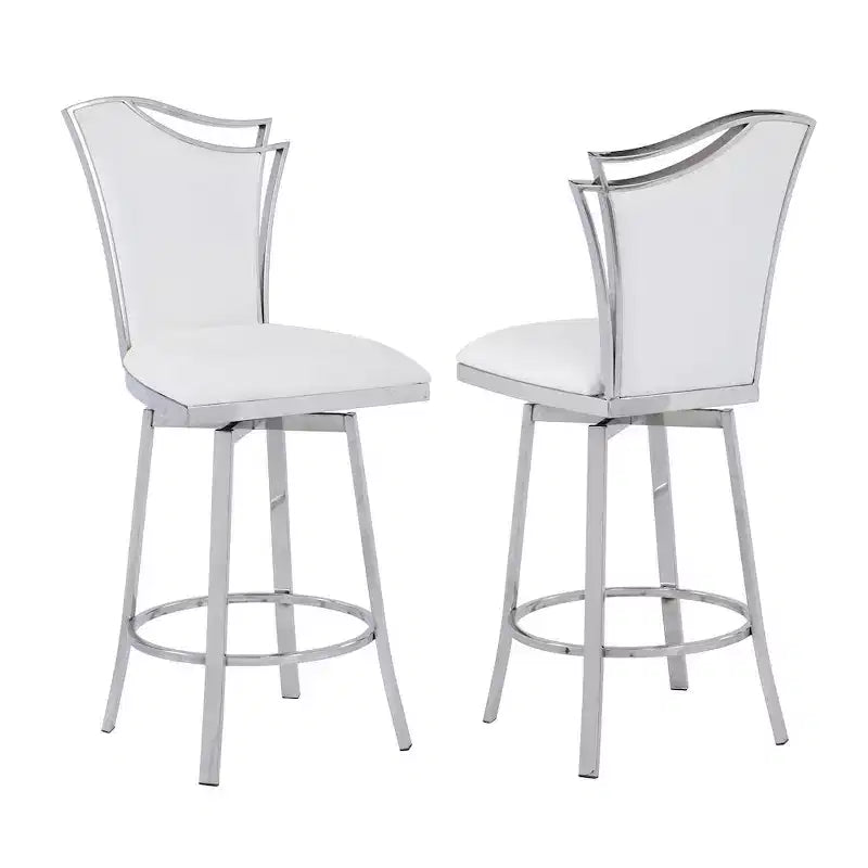 Schienale del design contemporaneo per sgabelli da bancone girevoli