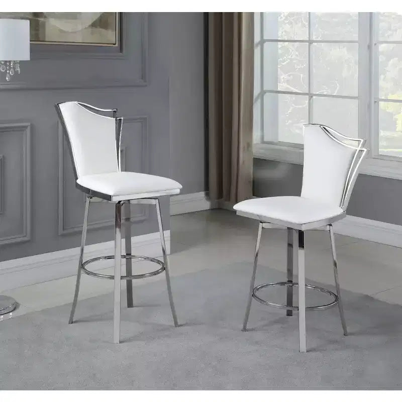 Schienale del design contemporaneo per sgabelli da bancone girevoli