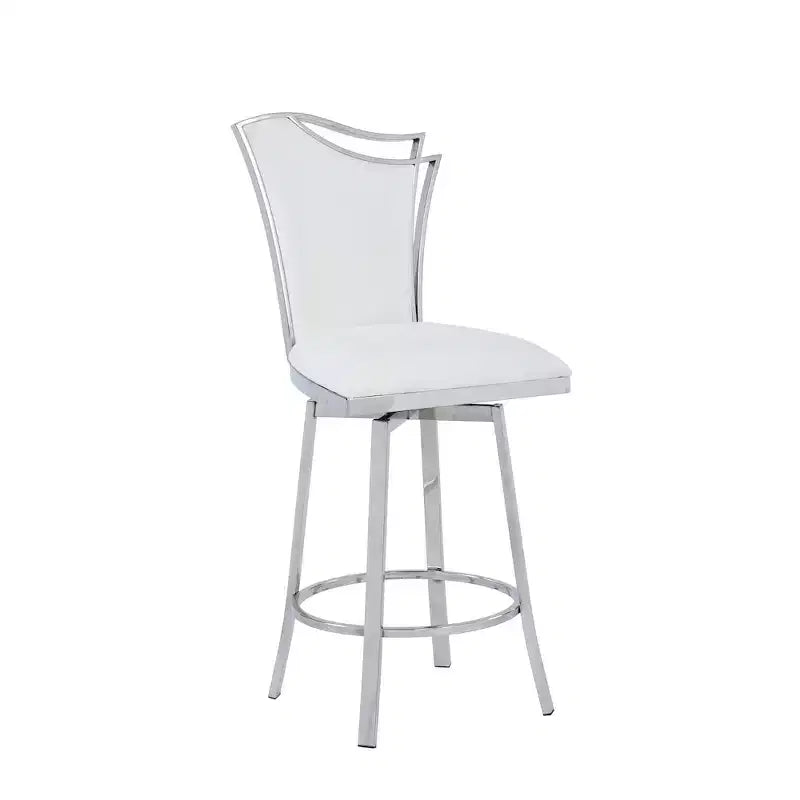 Chintaly Imports,Contemporary Swivel Counter Stool Design Back