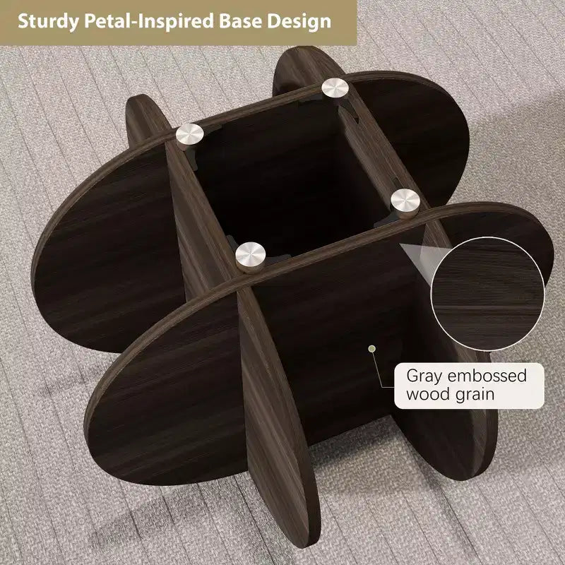 Tavolino da caffè in vetro, tavolino rotondo con struttura geometrica in metallo, tavolino da caffè moderno e minimalista per decorazioni