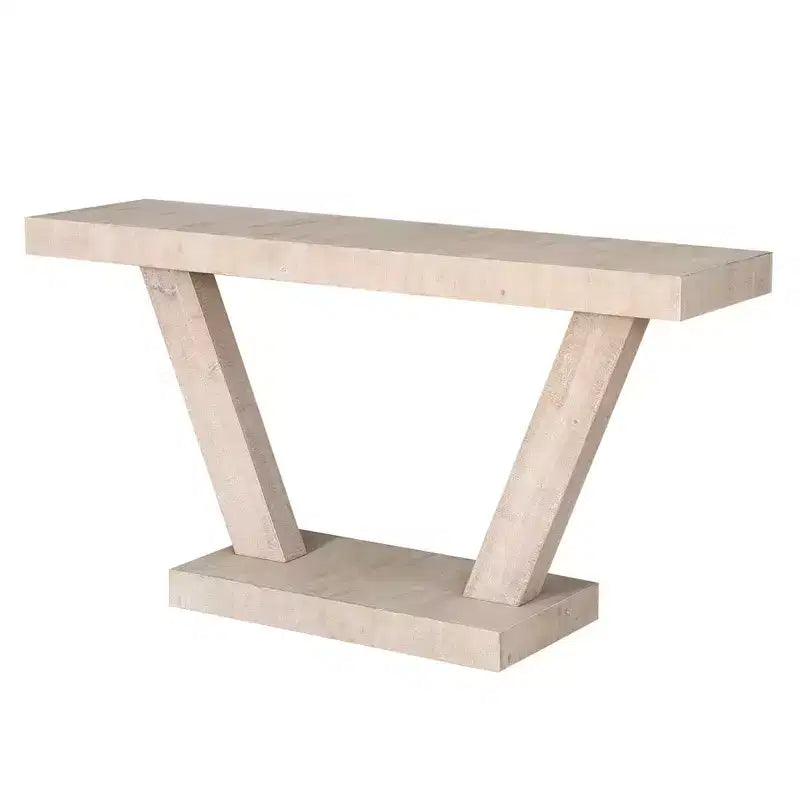 Consolle vintage da 60 pollici a 2 ripiani in legno massello impiallacciato, tavolo da ingresso con gambe robuste e base spessa, tavolo da corridoio per soggiorno