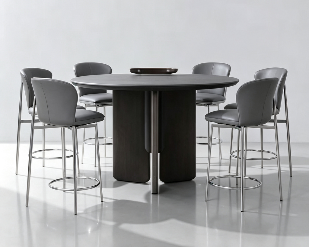 Schienale del design contemporaneo per sgabelli da bancone girevoli