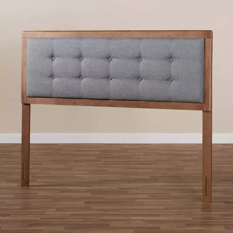 Testata in legno finitura noce