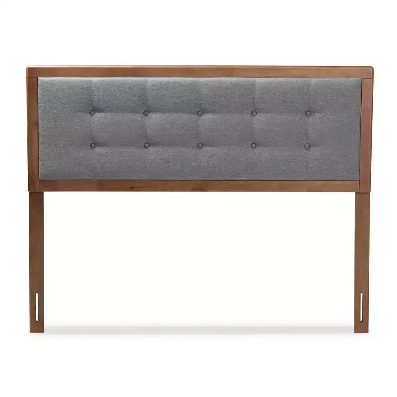 Testata in legno finitura noce