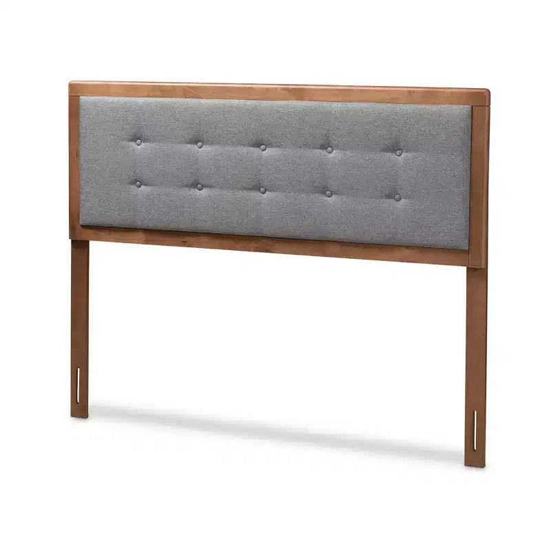 Testata in legno finitura noce