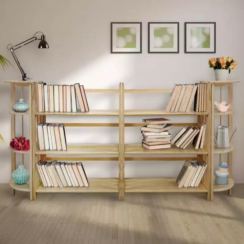Libreria angolare pieghevole a 4 ripiani