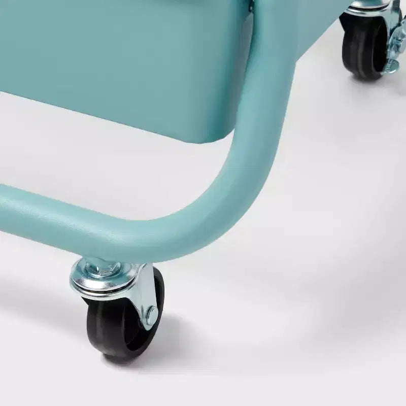 Carrello di servizio in metallo a 3 ripiani