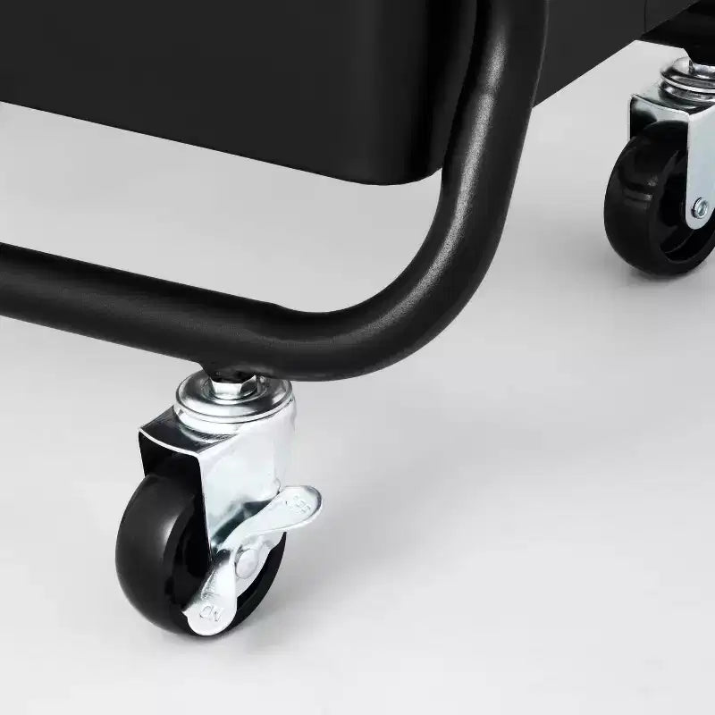 Carrello di servizio in metallo a 3 ripiani